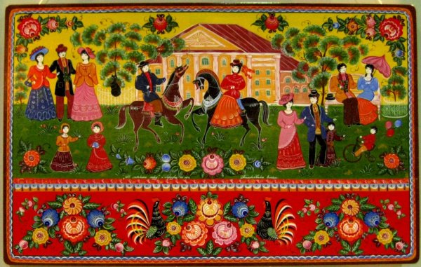 Народные промыслы Нижегородской области Городецкая роспись