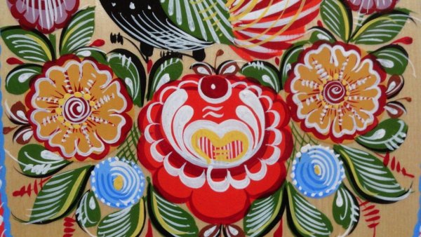 Роспись в Городецком стиле