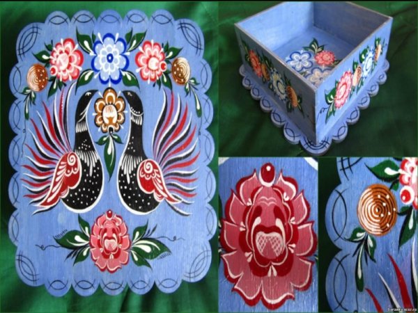 Городецкая роспись профессиональная