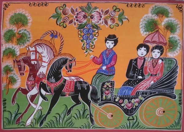 Краснояров ф.с. Городецкая роспись