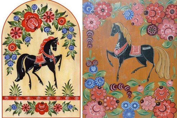 Городецкая роспись Жостово