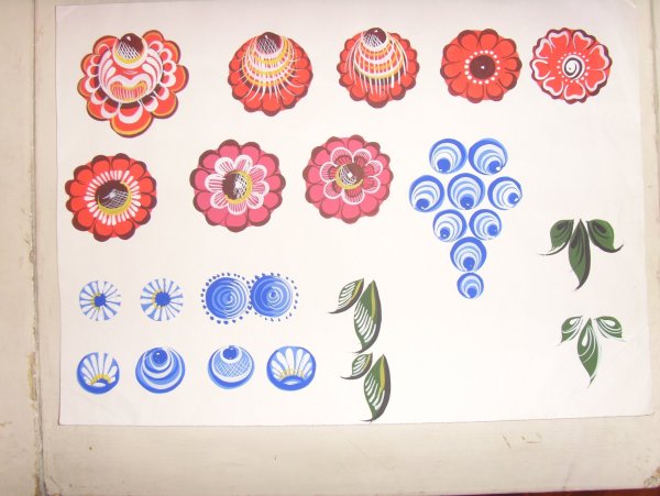 Купавы в Городецкой росписи это