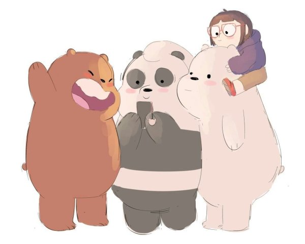 We bare Bears хуманизация Панда