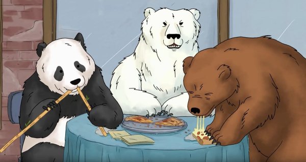 Три медведя белый медведь