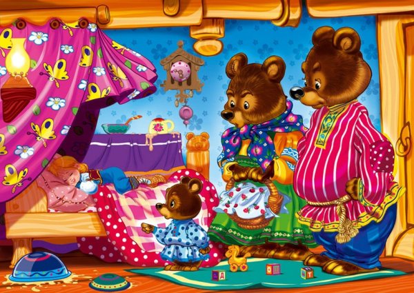 Маша и три медведя сказка