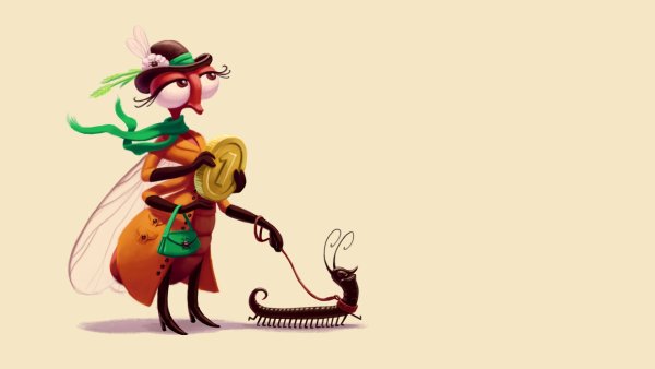 Персонажи мультфильма Муха Цокотуха