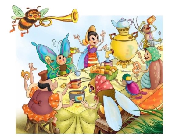 Сказки Чуковского Муха Цокотуха