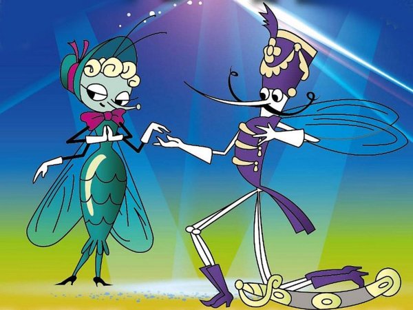 Муха Цокотуха мультфильм комар