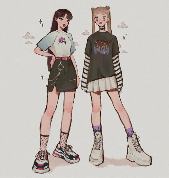 Рисунки в стиле инди КИД