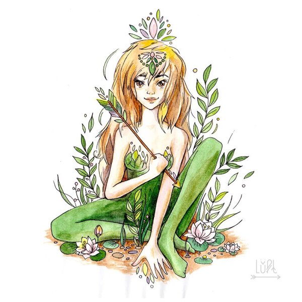 Царевна лягушка в облике человека