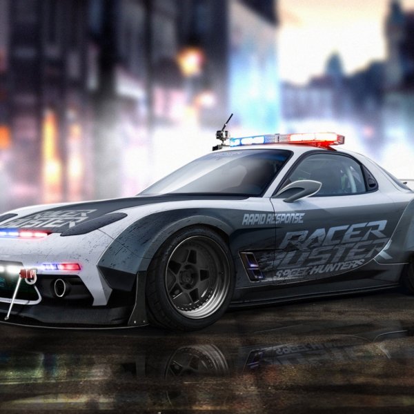 Mazda RX-7 полиция