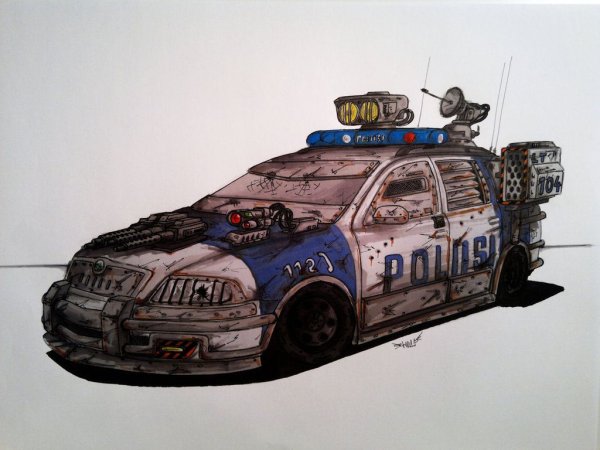 Полицейские машины апокалипсиса