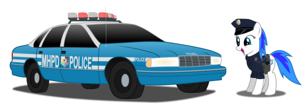 Полиция машина арт