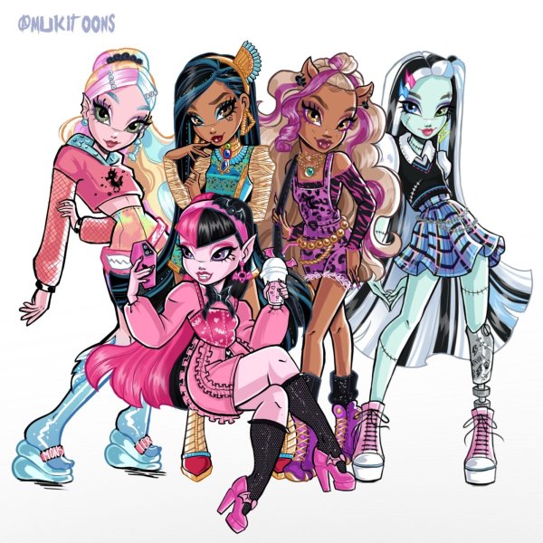 Дракулаура Монстер Хай арт