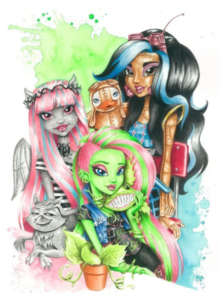 Монстер Хай Твайла арт