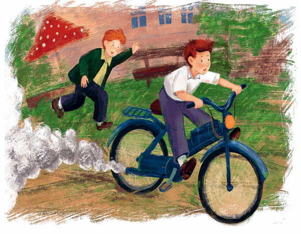 Виктор Драгунский мотогонки по отвесной стене