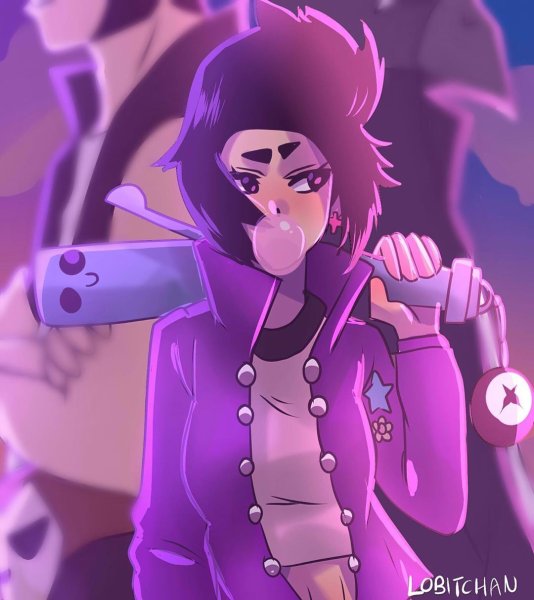 Brawl Stars арт героиня Биби