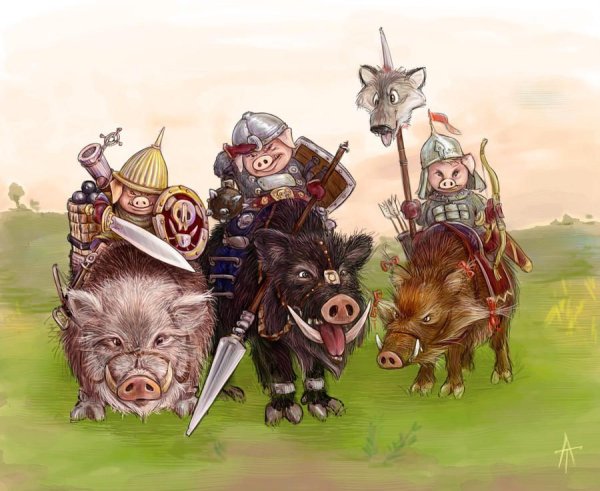 Карикатуры фэнтези