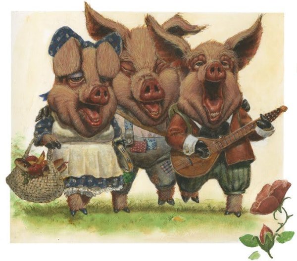 Три поросенка смешные