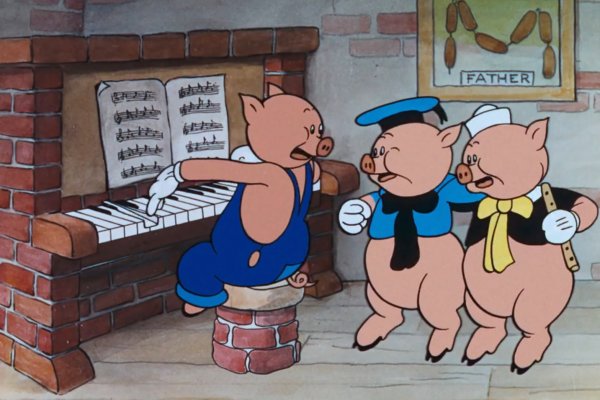 Три поросенка Уолт Дисней