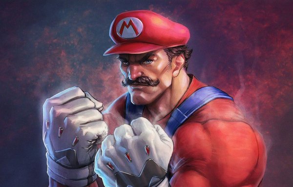 Марио игра арт