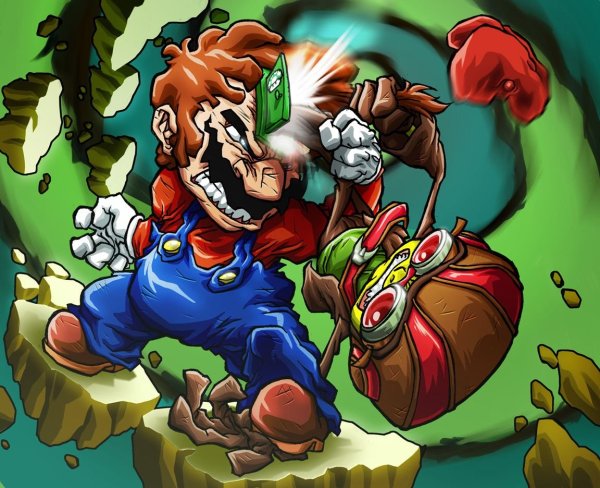 Марио фан арт