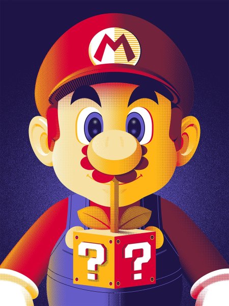 Марио плакат