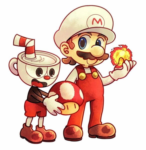 Марио фан арт