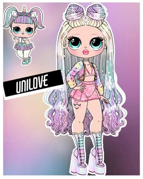 Кукла ЛОЛ омг арт