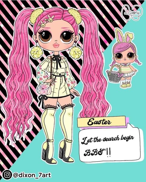 Арты кукол ЛОЛ O.M.G.