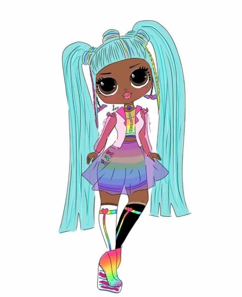 Кукла ЛОЛ омг сестра Даск