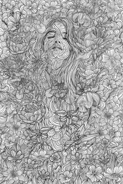 Раскраски сложные