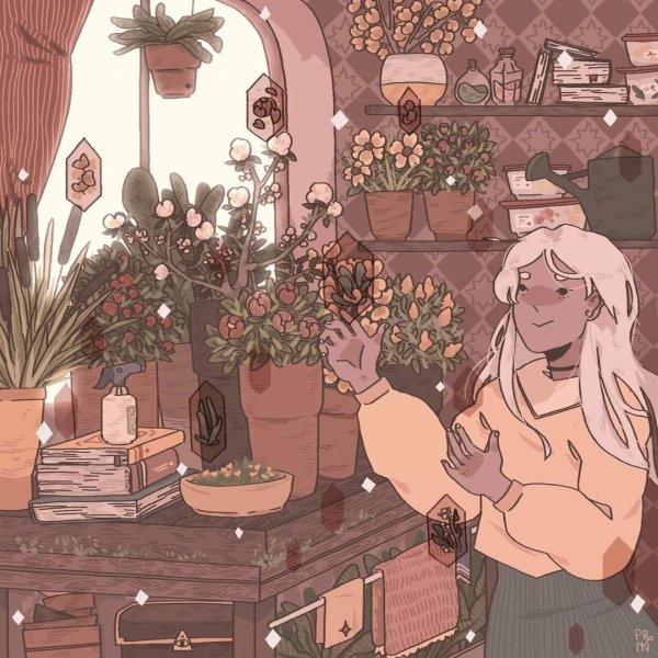 Коричневая Эстетика аниме