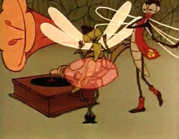 Стрекоза и муравей басня мультфильм