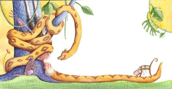 Удав иллюстрация