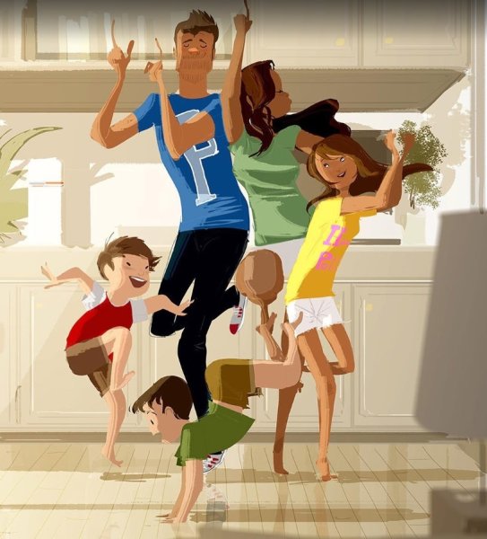 Семейные иллюстрации