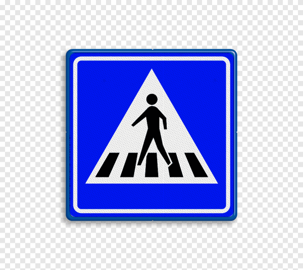 Дорожный знак пешеходный переход