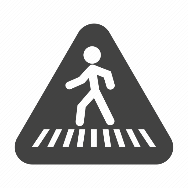 Знак пешеходный переход