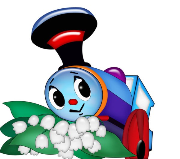 Мультфильм паровозик из Ромашково