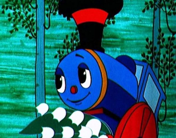 Мультфильм паровозик из Ромашково