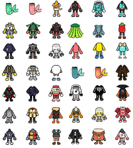 Тока вока одежда для персонажей