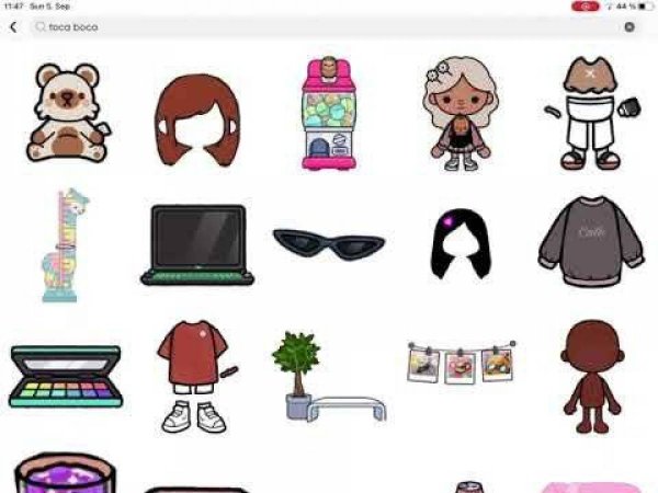 Тока бока бумажная одежда