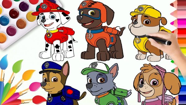 Paw Patrol risovat