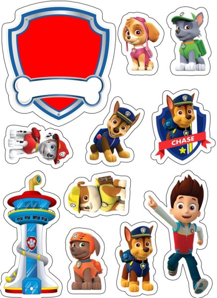 Щенячий пароль сахарная печать