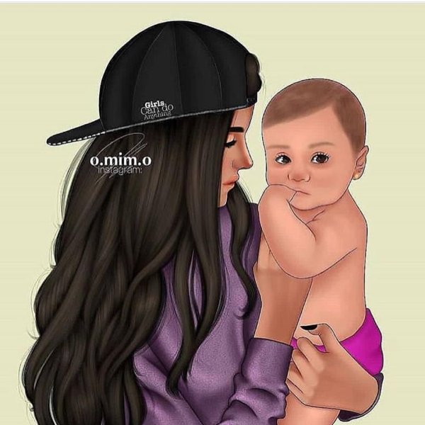 Аватарка мама с малышом