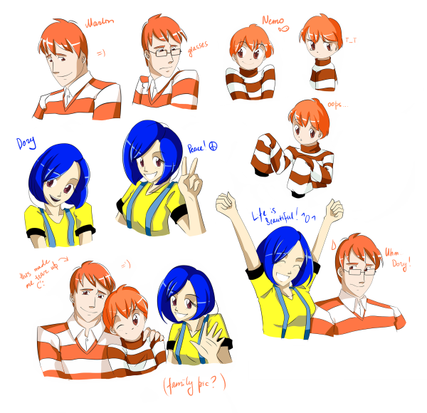 Марлин и дори люди