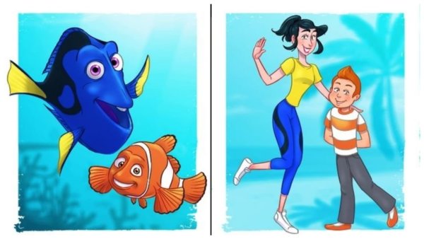 Марлин и дори любовь