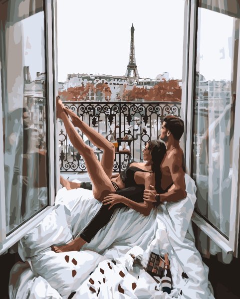 Влюбленные у окна