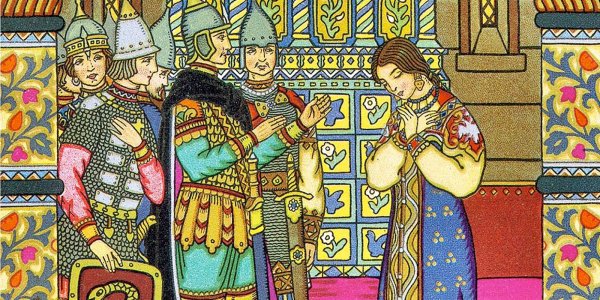 Борис Васильевич Зворыкин иллюстрации к сказкам Пушкина