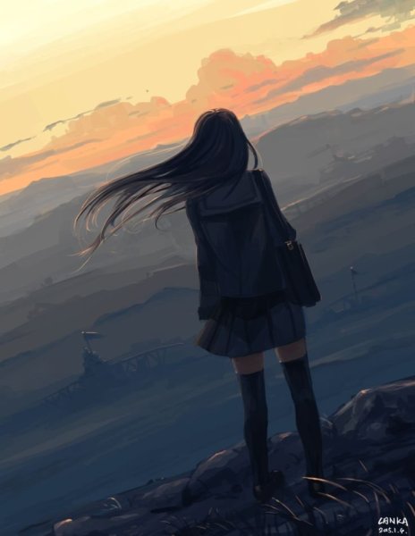 Грустный арт